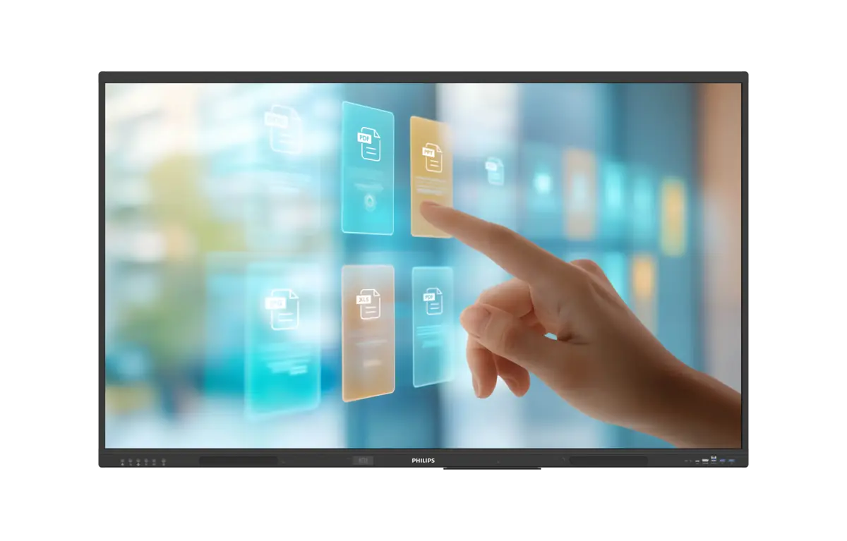 PHILIPS 65" 4K UHD 400Nits 50 נקודות מגע Android 14