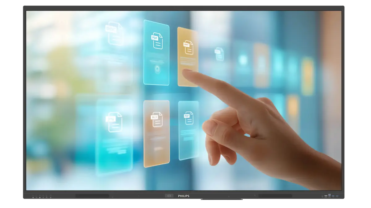 PHILIPS 75" 4K UHD 400Nits 50 נקודות מגע Android 14